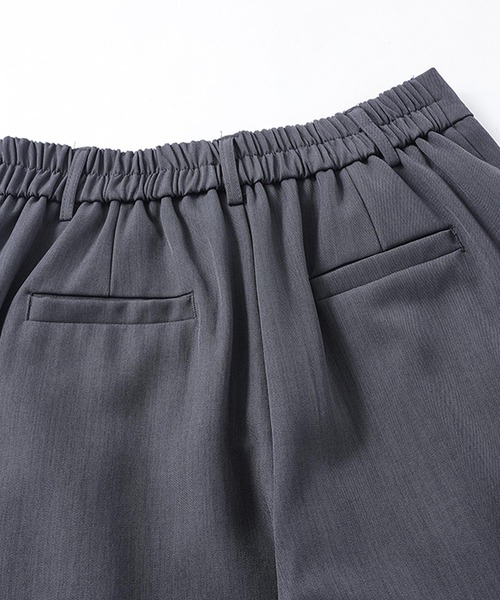 aimoha（アイモハ）の「ワイドタックパンツ（スラックス・メンズ・ブラック/チョコ/ライトベージュ/グレー・LARGE/MEDIUM）」の11枚目の写真