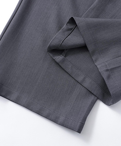 aimoha（アイモハ）の「ワイドタックパンツ（スラックス・メンズ・ブラック/チョコ/ライトベージュ/グレー・LARGE/MEDIUM）」の13枚目の写真