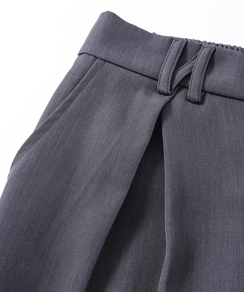 aimoha（アイモハ）の「ワイドタックパンツ（スラックス・メンズ・ブラック/チョコ/ライトベージュ/グレー・LARGE/MEDIUM）」の14枚目の写真