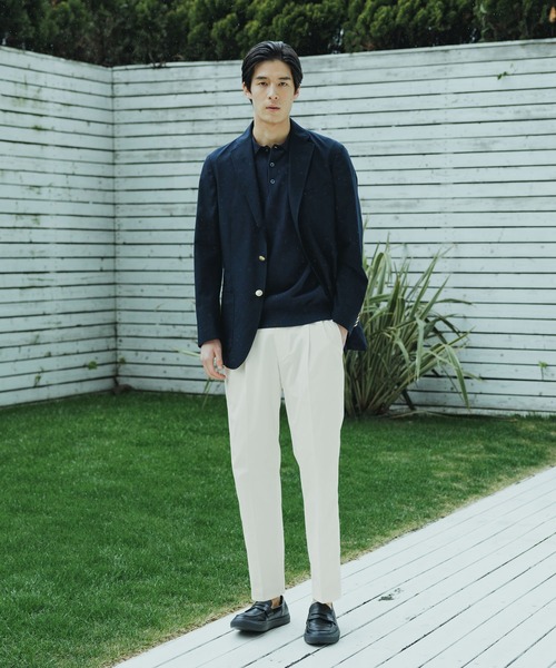 GLOBAL WORK（グローバルワーク）の「サマーブレザー/Salon de GW/289768（テーラードジャケット・メンズ・ネイビー・SMALL/MEDIUM/LARGE/X-LARGE）」の8枚目の写真