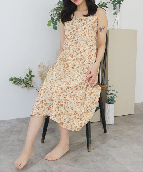 セール】Floral Camisole Dress / 花柄キャミワンピース 小花柄