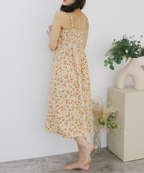 【Sea】Cassia Print Dress カシアドレス ワンピース 花柄 Sea】Cassia Print Dress カシアドレス ワンピース 花柄