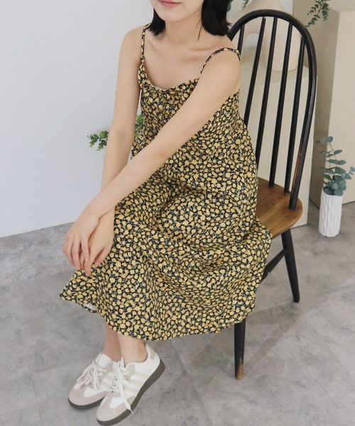 【Sea】Cassia Print Dress カシアドレス ワンピース 花柄 Sea】Cassia Print Dress カシアドレス ワンピース 花柄