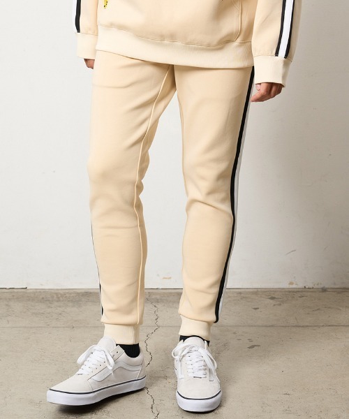 STUD MUFFIN（スタッドマフィン）の「mp13662- T-Rストレッチポンチ スターノルディックフロッキー ラインリブパンツ（その他パンツ・メンズ・オフホワイト/ブラック/ミックスグレー・2/3/4/5）」の19枚目の写真