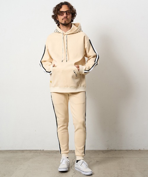 STUD MUFFIN（スタッドマフィン）の「mp13662- T-Rストレッチポンチ スターノルディックフロッキー ラインリブパンツ（その他パンツ・メンズ・オフホワイト/ブラック/ミックスグレー・2/3/4/5）」の22枚目の写真