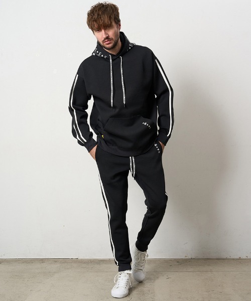 STUD MUFFIN（スタッドマフィン）の「mp13662- T-Rストレッチポンチ スターノルディックフロッキー ラインリブパンツ（その他パンツ・メンズ・オフホワイト/ブラック/ミックスグレー・2/3/4/5）」の15枚目の写真