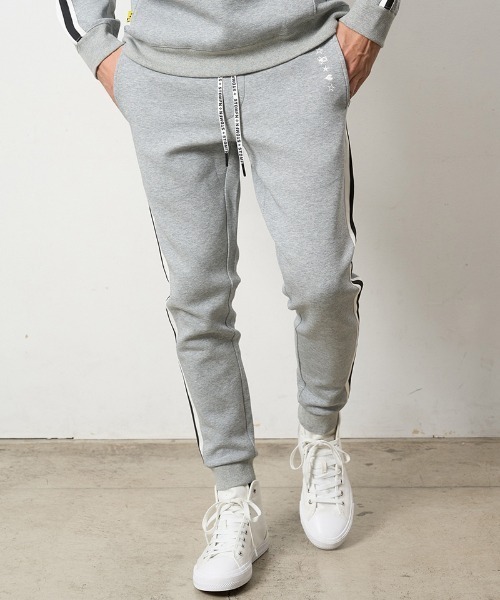 STUD MUFFIN（スタッドマフィン）の「mp13662- T-Rストレッチポンチ スターノルディックフロッキー ラインリブパンツ（その他パンツ・メンズ・オフホワイト/ブラック/ミックスグレー・2/3/4/5）」の18枚目の写真