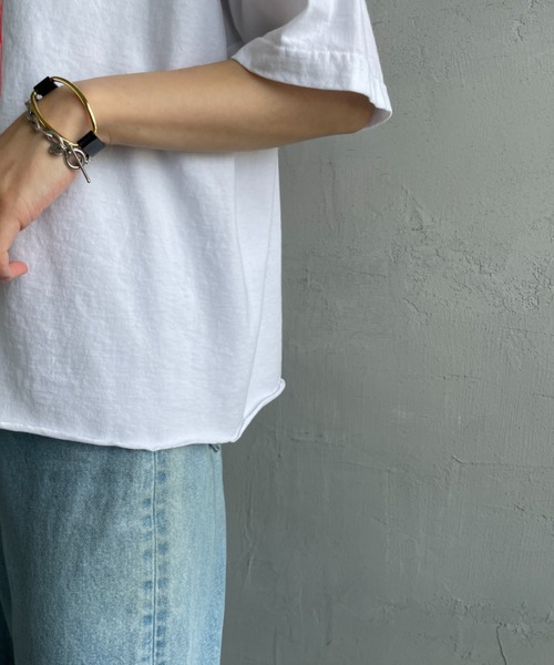 FUNG（ファング）の「[FUNG/ファング] J カットオフ プリントＴシャツ（Tシャツ/カットソー・レディース・ホワイト・M）」の12枚目の写真
