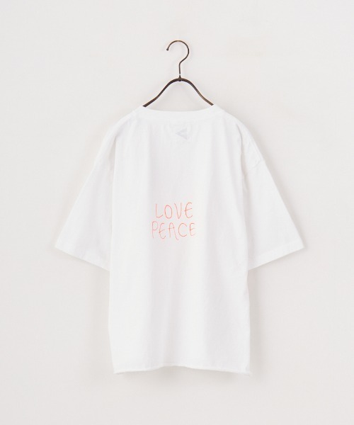 FUNG（ファング）の「[FUNG/ファング] J カットオフ プリントＴシャツ（Tシャツ/カットソー・レディース・ホワイト・M）」の14枚目の写真