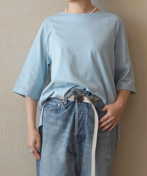 全商品オープニング価格！ ソフトジャージー クルーネックT（Tシャツ/カットソー トップス