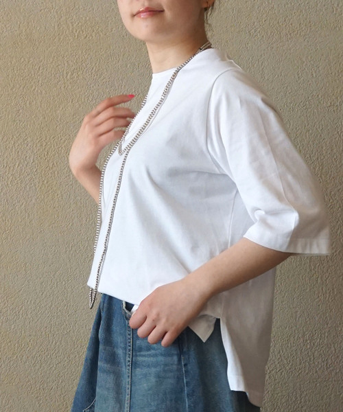 【美品】journal standard luxe メッシュクルーネックTシャツ 24SS】ジャーナルスタンダードラックス メッシュ クルーネックT