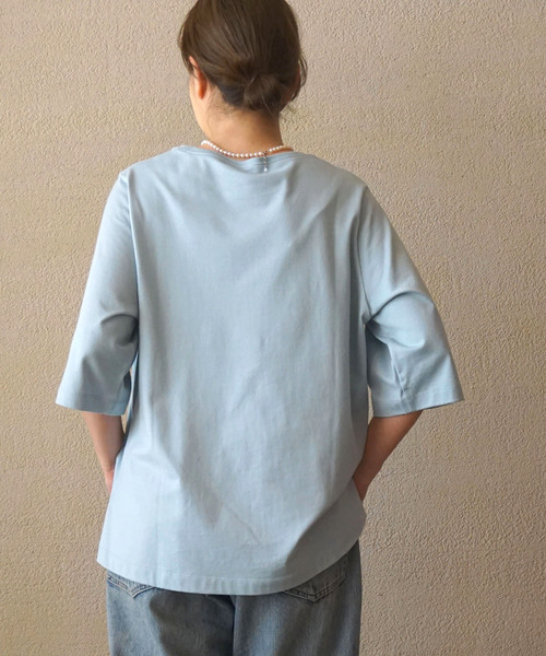ジャーナルスタンダードラックス Goodwear ロゴTベージュ ジャーナルスタンダードラックス Goodwear ロゴTベージュ トップス