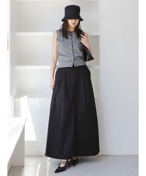 SNIDEL（スナイデル）の「チノワイドスカート（スカート）」 - WEAR