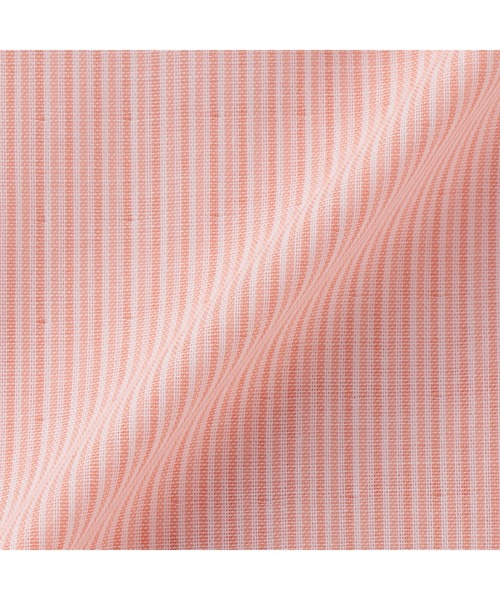 TOKYO SHIRTS（トウキョウシャツ）の「【Pitta Re:)】ふわっとガーゼシャツ 七分袖 綿100% レディースカジュアルシャツ（シャツ/ブラウス・レディース・オレンジ・S/M/L/LL）」の2枚目の写真