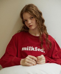 MILKFED. | COOPER LOGO SUPER BIG L/S TOP(Tシャツ/カットソー)