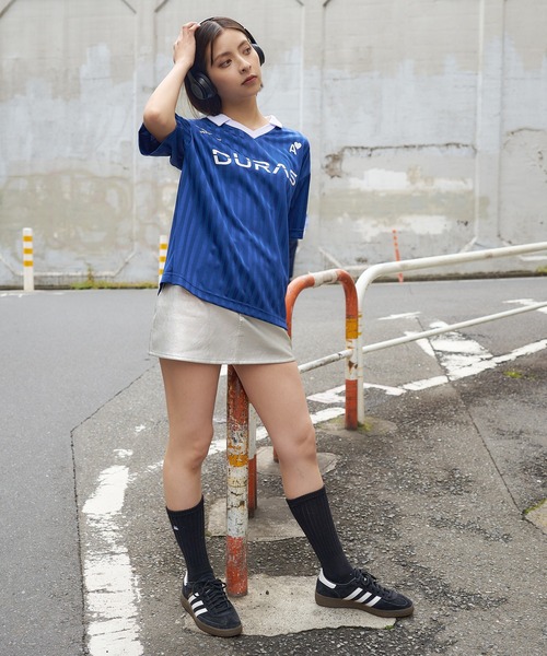 DURAS（デュラス）の「フェイクレザーミニスカート（スカート・レディース・ブルー/シルバー/イエロー/ブラック・MEDIUM/SMALL）」の8枚目の写真