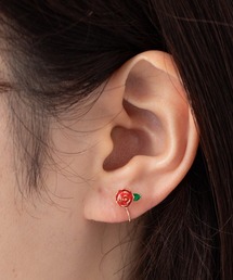 Zoule（ゾーラ）の「花言葉モチーフ イヤリング  flower letter 【日本製】（イヤリング）」