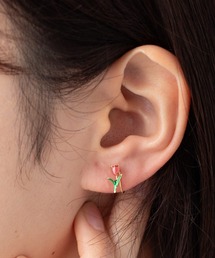 Zoule（ゾーラ）の「花言葉モチーフ イヤリング  flower letter 【日本製】（イヤリング）」