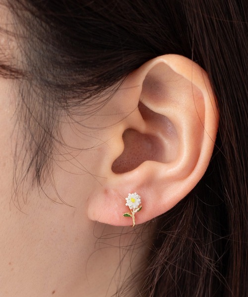 米軍 実物 SWEETHEART JEWELRY 魚雷イヤリング K14GF/SV たくましさと気高さ イヤリング｜GFE4161