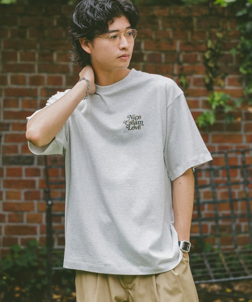 RAGEBLUE(レイジブルー)の「レトログラフィックプリントTシャツ(Tシャツ/カットソー・メンズ・ライトグレー/ブラック/ホワイト/ネイビー・LARGE/MEDIUM)」の5枚目の写真