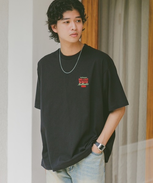 RAGEBLUE(レイジブルー)の「レトログラフィックプリントTシャツ(Tシャツ/カットソー・メンズ・ライトグレー/ブラック/ホワイト/ネイビー・LARGE/MEDIUM)」の22枚目の写真