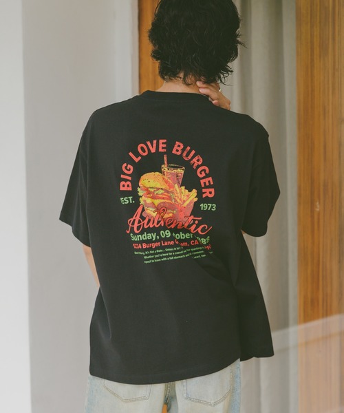 RAGEBLUE(レイジブルー)の「レトログラフィックプリントTシャツ(Tシャツ/カットソー・メンズ・ライトグレー/ブラック/ホワイト/ネイビー・LARGE/MEDIUM)」の21枚目の写真