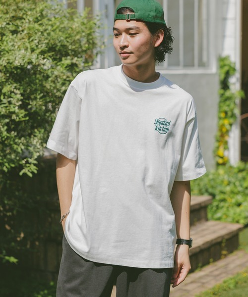 RAGEBLUE(レイジブルー)の「レトログラフィックプリントTシャツ(Tシャツ/カットソー・メンズ・ライトグレー/ブラック/ホワイト/ネイビー・LARGE/MEDIUM)」の10枚目の写真