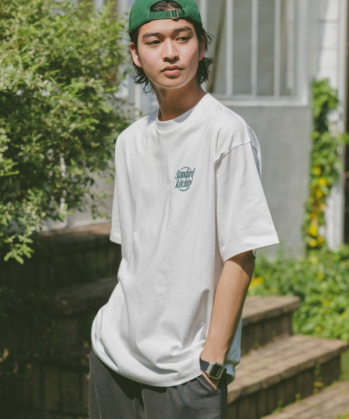 RAGEBLUE(レイジブルー)の「レトログラフィックプリントTシャツ(Tシャツ/カットソー・メンズ・ライトグレー/ブラック/ホワイト/ネイビー・LARGE/MEDIUM)」の9枚目の写真