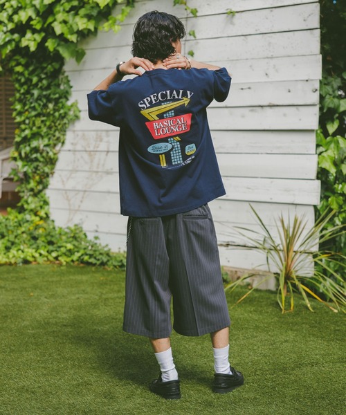 RAGEBLUE(レイジブルー)の「レトログラフィックプリントTシャツ(Tシャツ/カットソー・メンズ・ライトグレー/ブラック/ホワイト/ネイビー・LARGE/MEDIUM)」の19枚目の写真