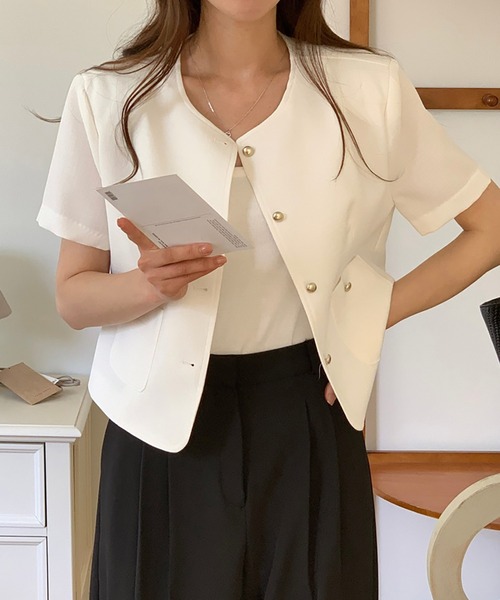 AA188 - One Button Short Linen Jacket – Fridaze - Linen
