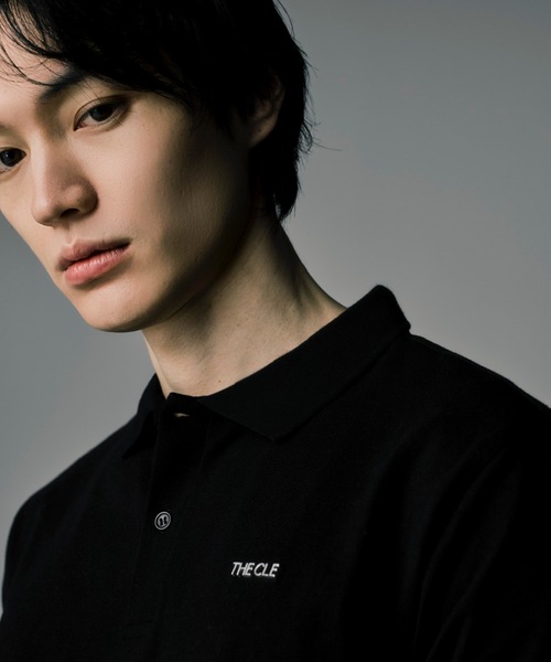 ATON 黒 ポロシャツ　ATON/KANOKO POLO SHIRTS 鹿の子ポロ / Kanoko Polo shirt | ECROF