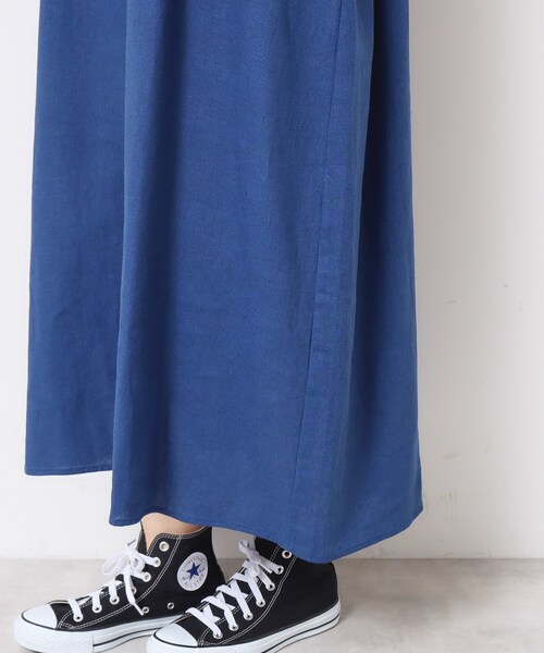 Dessin（デッサン）の「【洗える】パフスリーブAラインワンピース（S～L）（ワンピース・レディース・ブルー/ブラウン系その他/ブラック・03/02/01）」の22枚目の写真