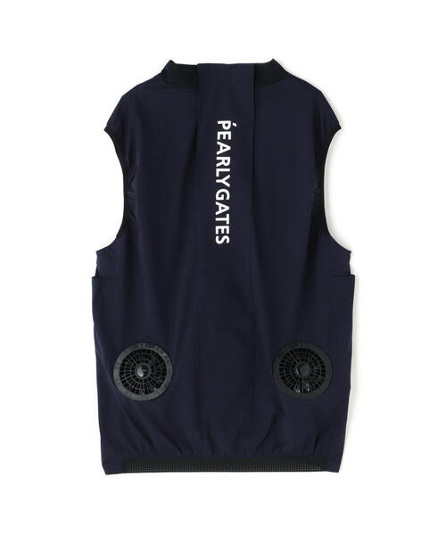 PEARLY GATES】カチオンマルチストレッチニットファンベスト
