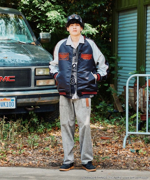 niko and...（ニコアンド）の「【STRANGER THINGS】コラボ リバーシブルブルゾン（ブルゾン・メンズ・ブラック/ブルー・LARGE/MEDIUM）」の21枚目の写真