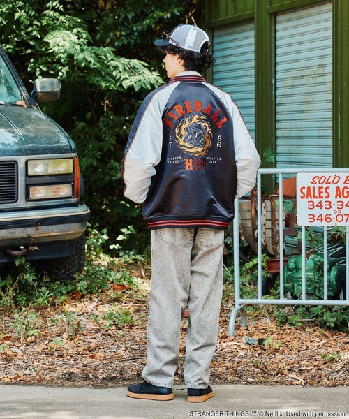 STRANGER THINGS】コラボ リバーシブルブルゾン（ブルゾン）｜niko and