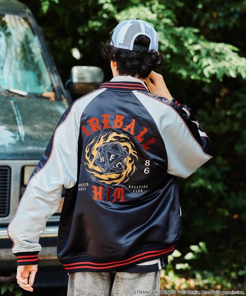 niko and...（ニコアンド）の「【STRANGER THINGS】コラボ リバーシブルブルゾン（ブルゾン・メンズ・ブラック/ブルー・LARGE/MEDIUM）」の17枚目の写真