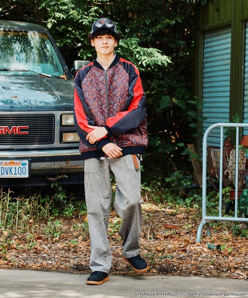 niko and...（ニコアンド）の「【STRANGER THINGS】コラボ リバーシブルブルゾン（ブルゾン・メンズ・ブラック/ブルー・LARGE/MEDIUM）」の18枚目の写真