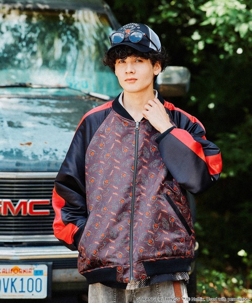 niko and...（ニコアンド）の「【STRANGER THINGS】コラボ リバーシブルブルゾン（ブルゾン・メンズ・ブラック/ブルー・LARGE/MEDIUM）」の19枚目の写真