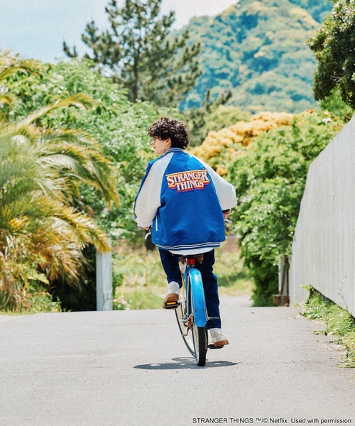 niko and...（ニコアンド）の「【STRANGER THINGS】コラボ リバーシブルブルゾン（ブルゾン・メンズ・ブラック/ブルー・LARGE/MEDIUM）」の14枚目の写真
