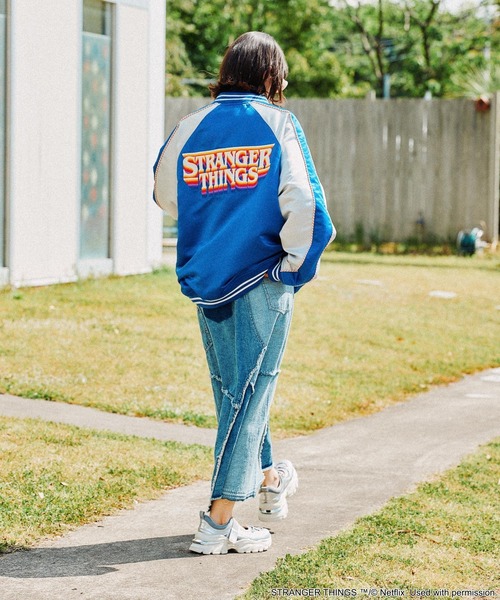 STRANGER THINGS】コラボ リバーシブルブルゾン（ブルゾン）｜niko and