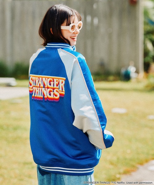 STRANGER THINGS】コラボ リバーシブルブルゾン（ブルゾン）｜niko and