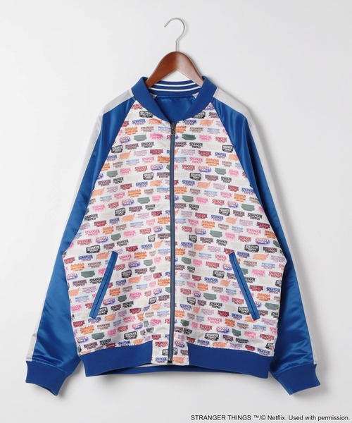 STRANGER THINGS】コラボ リバーシブルブルゾン（ブルゾン）｜niko and
