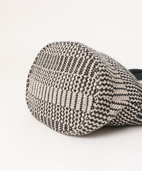CLEDRAN（クレドラン）の「【厚みのあるジュート素材】 CL3770 HAND＆WORK FLOWER PATTERN TOTE（トートバッグ・レディース・ブラック系その他/グリーン系その他・FREE）」の21枚目の写真
