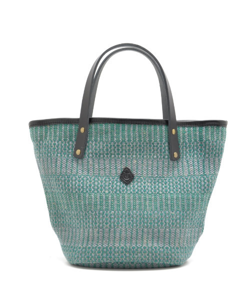 CLEDRAN（クレドラン）の「【厚みのあるジュート素材】 CL3770 HAND＆WORK FLOWER PATTERN TOTE（トートバッグ・レディース・ブラック系その他/グリーン系その他・FREE）」の4枚目の写真