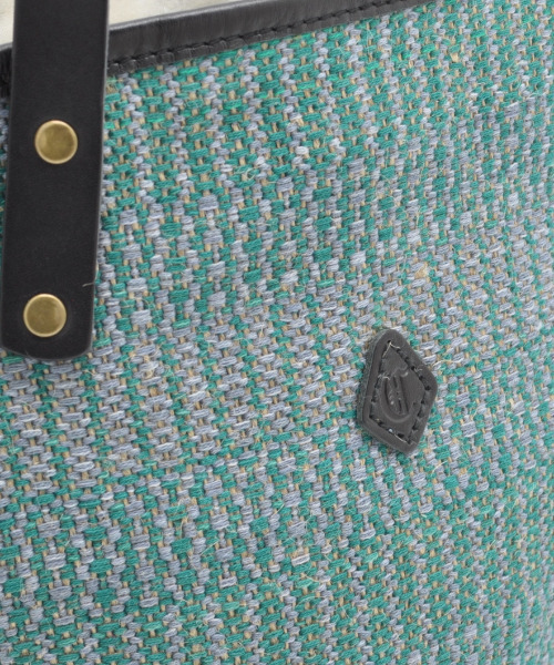 CLEDRAN（クレドラン）の「【厚みのあるジュート素材】 CL3770 HAND＆WORK FLOWER PATTERN TOTE（トートバッグ・レディース・ブラック系その他/グリーン系その他・FREE）」の6枚目の写真