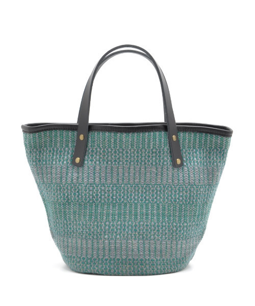 CLEDRAN（クレドラン）の「【厚みのあるジュート素材】 CL3770 HAND＆WORK FLOWER PATTERN TOTE（トートバッグ・レディース・ブラック系その他/グリーン系その他・FREE）」の7枚目の写真
