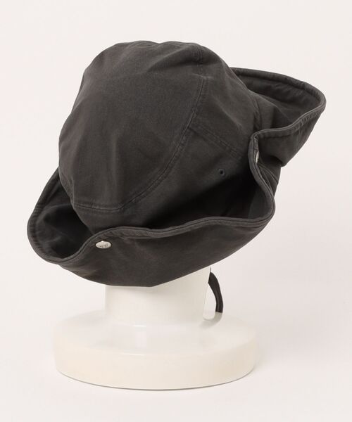 OPEN Yy(オープンワイワイ)の「OPEN YY/オープンワイワイ/FOLDABLE WIDE BRIM HAT(ハット・レディース・チャコールグレー・F)」の7枚目の写真