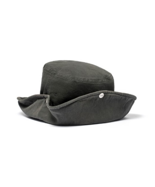 OPEN Yy(オープンワイワイ)の「OPEN YY/オープンワイワイ/FOLDABLE WIDE BRIM HAT(ハット・レディース・チャコールグレー・F)」の4枚目の写真