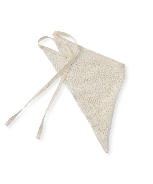 marjour（マージュール）の「TRIANGLE SCARF（バンダナ/スカーフ・レディース・アイボリー・FREE）」の11枚目の写真