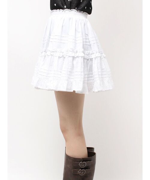 CALNAMUR（カルナムール）の「コットンギャザーボリュームスカート（スカート・レディース・ブラック/ベージュ/ホワイト・FREE）」の16枚目の写真